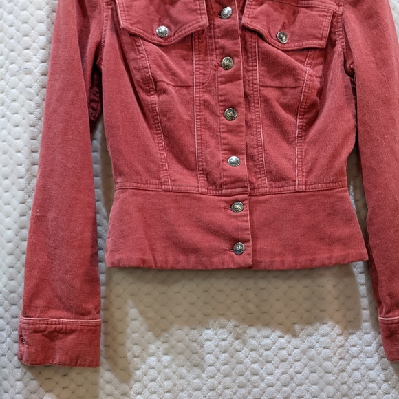 Pink XOXO Corduroy Jacket..size Small - Picture 15 of 15